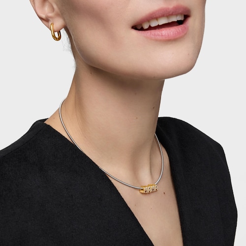 Pack charms TOUS Mama con baño de oro 18 kt sobre plata y diamantes