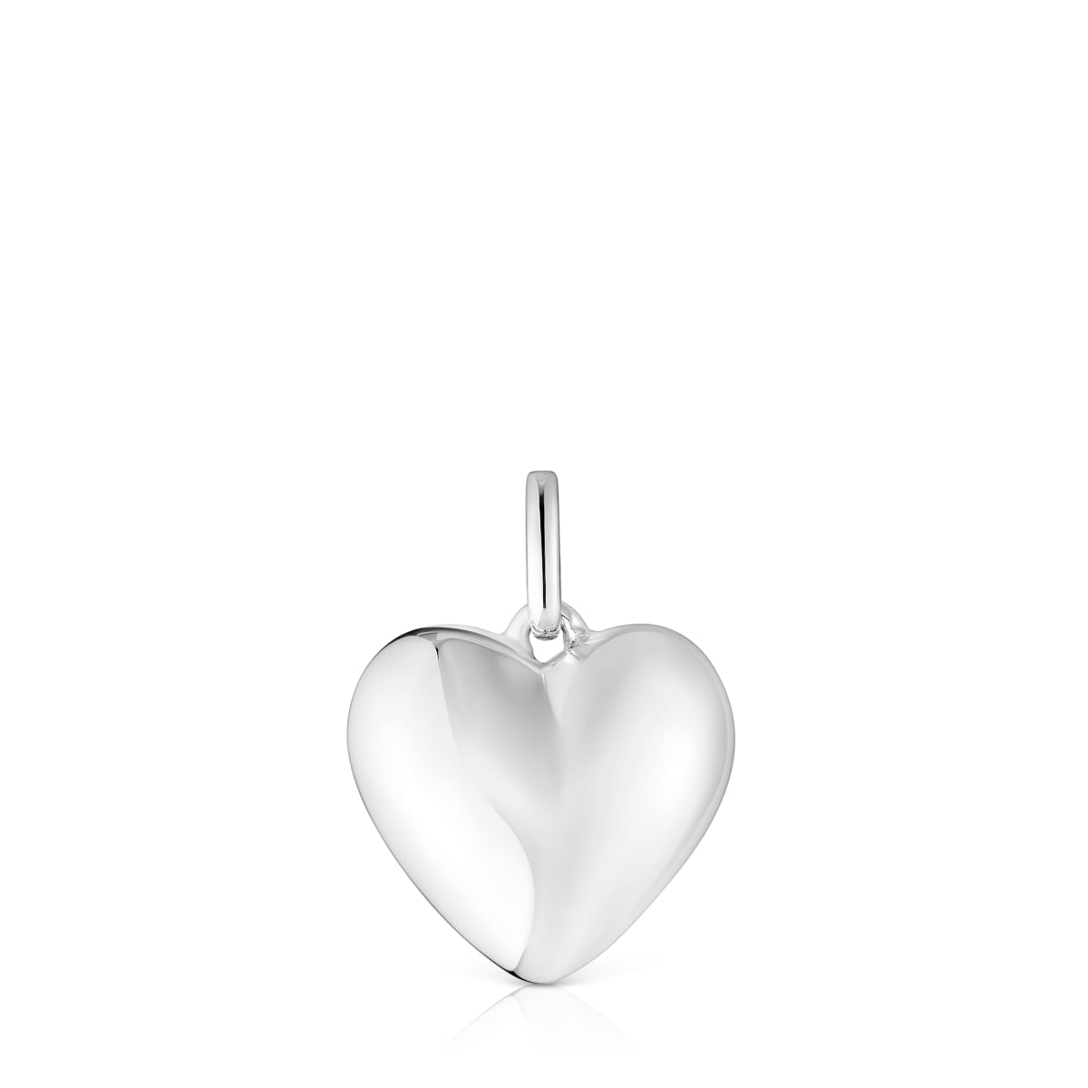 Small silver heart motif Pendant Garden of Love