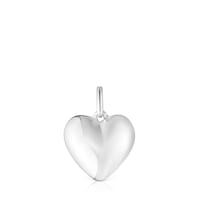 Small silver heart motif Pendant Garden of Love