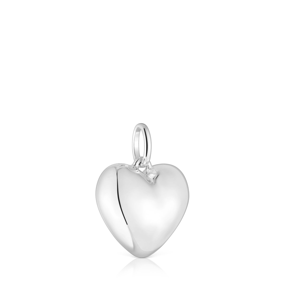 Small silver heart motif Pendant Garden of Love