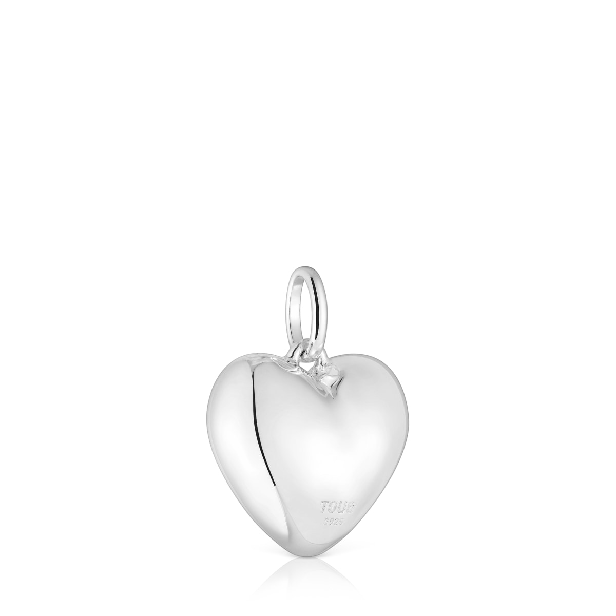 Small silver heart motif Pendant Garden of Love