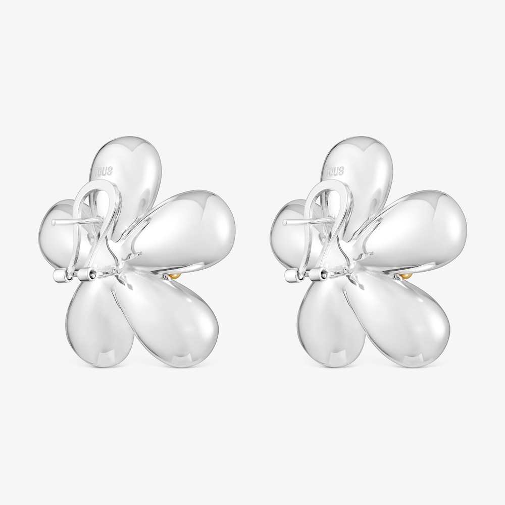 Dvojfarebn&eacute; N&aacute;u&scaron;nice v&nbsp;tvare kvetu s&nbsp;36&nbsp;mm kultivovan&yacute;mi perlami Daisy