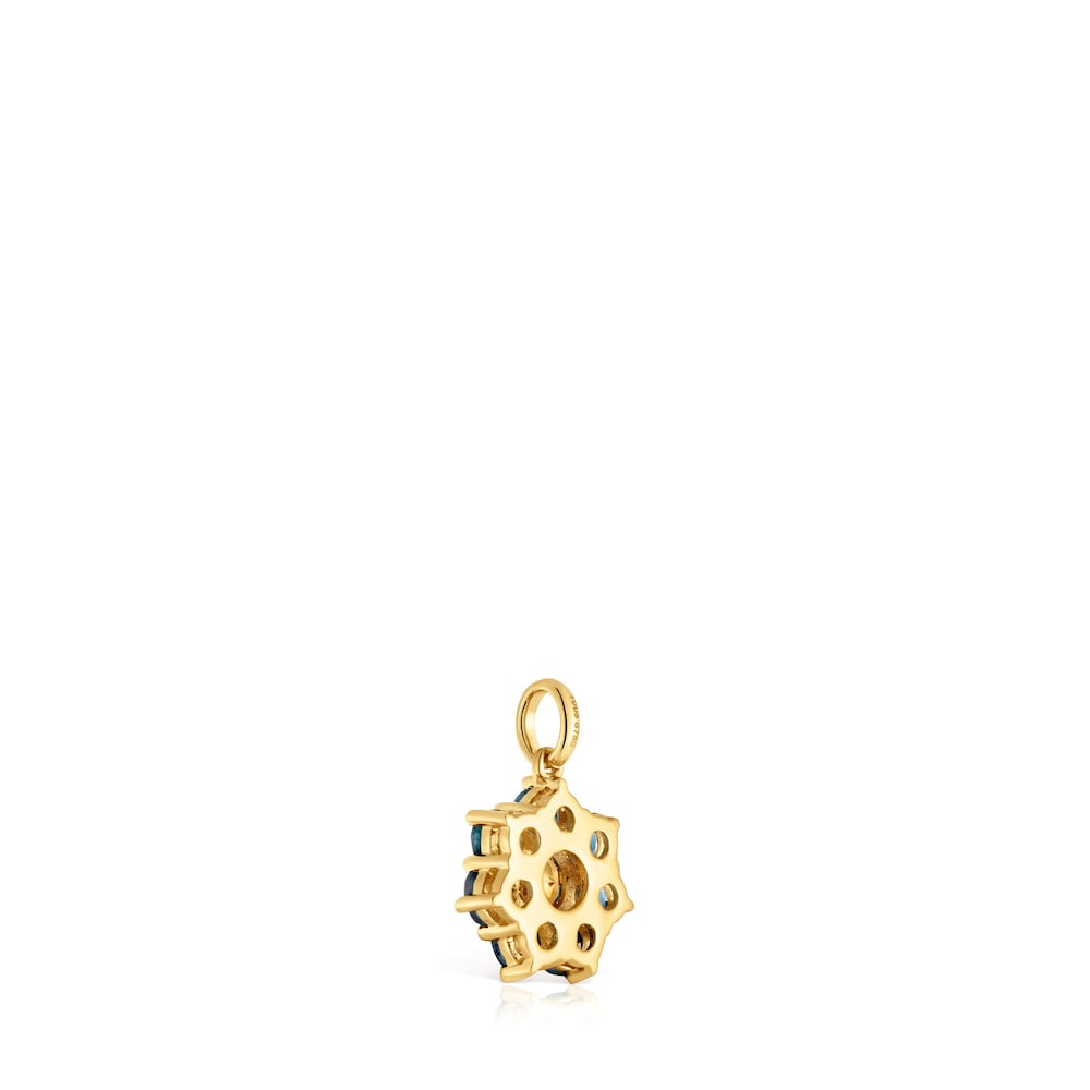 Colgante de oro y gemas Daisy Colgante de oro y gemas Daisy