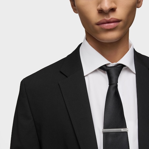 Pasador de corbata de plata envejecida TOUS Man