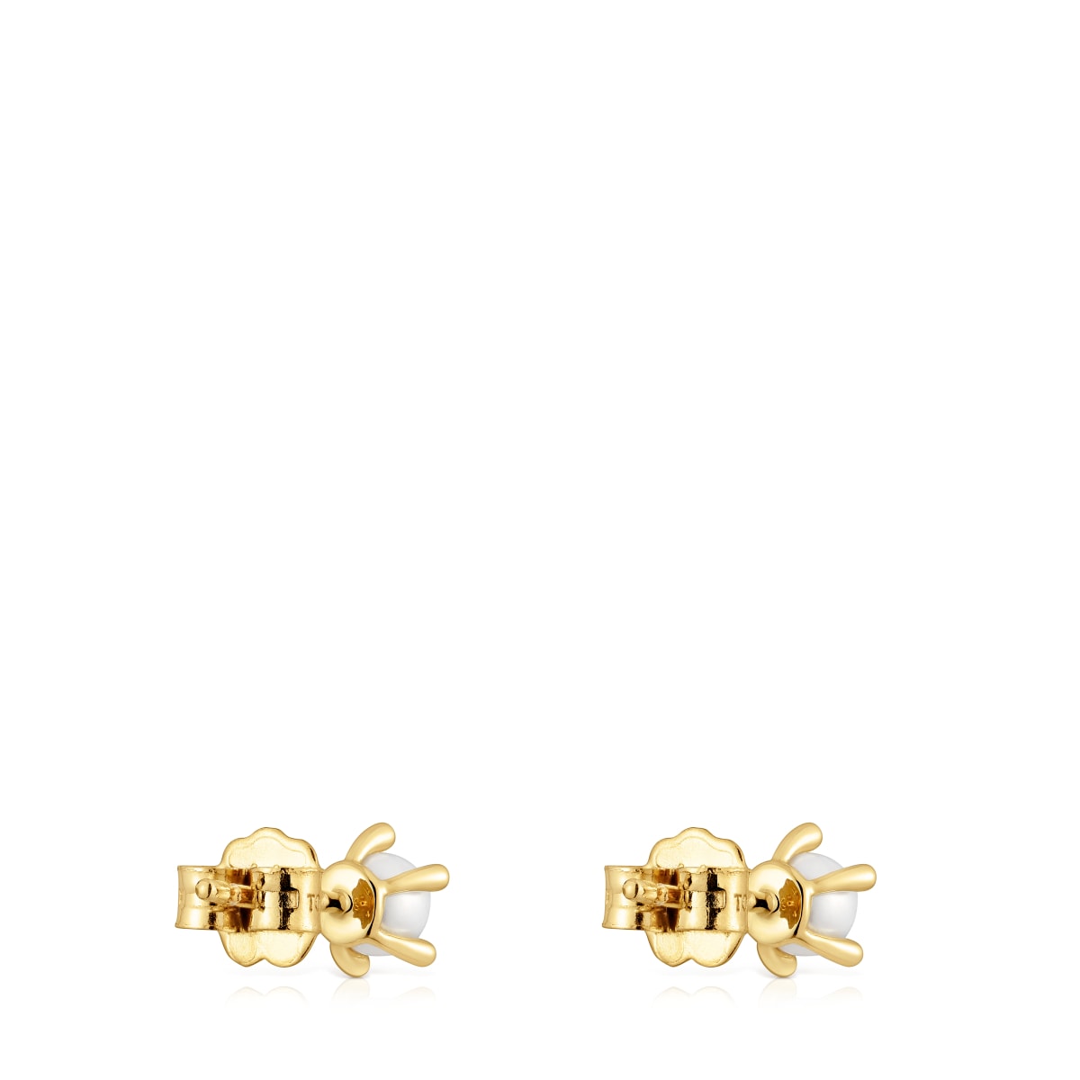 Gold Earrings with cultured pearls TOUS Garden