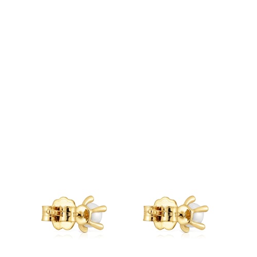 Gold Earrings with cultured pearls TOUS Garden