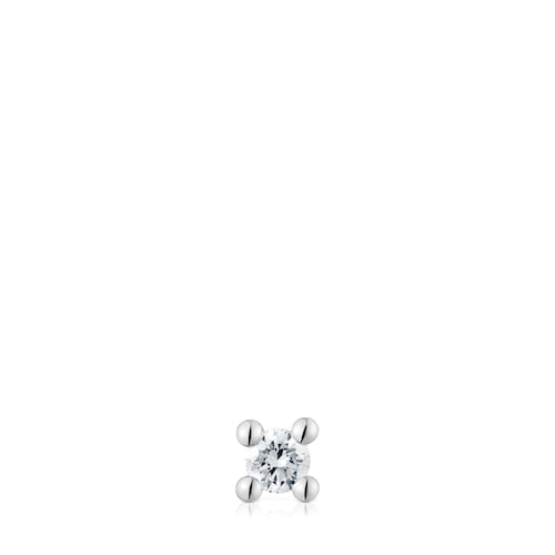 Individual platinum Earring with 0,50ct lab-grown diamond TOUS Shine LGD