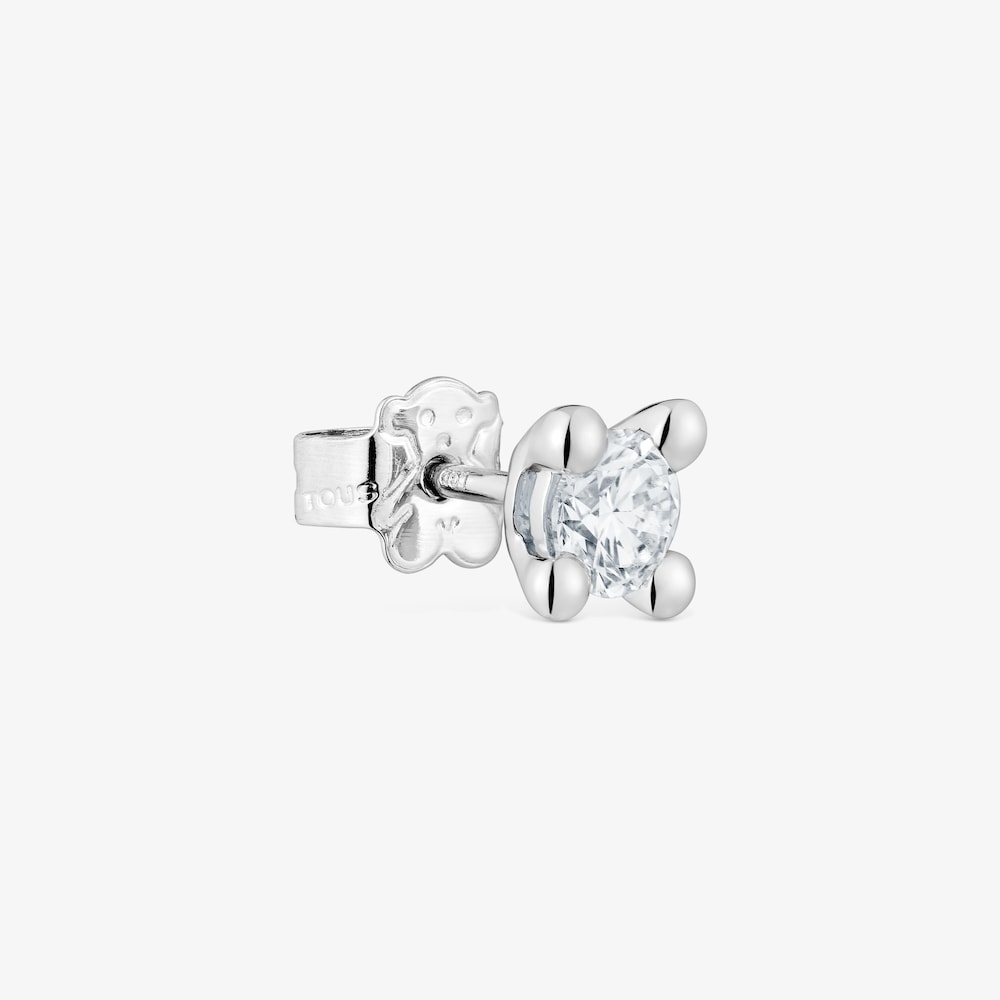Individual platinum Earring with 0.50ct lab-grown diamond TOUS Shine LGD