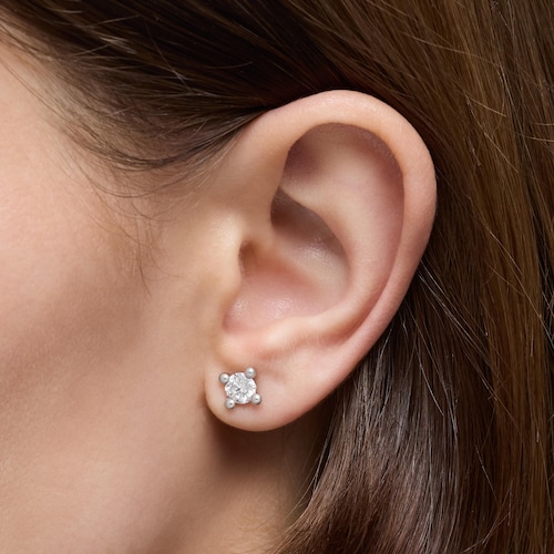 Individual platinum Earring with 0,50ct lab-grown diamond TOUS Shine LGD