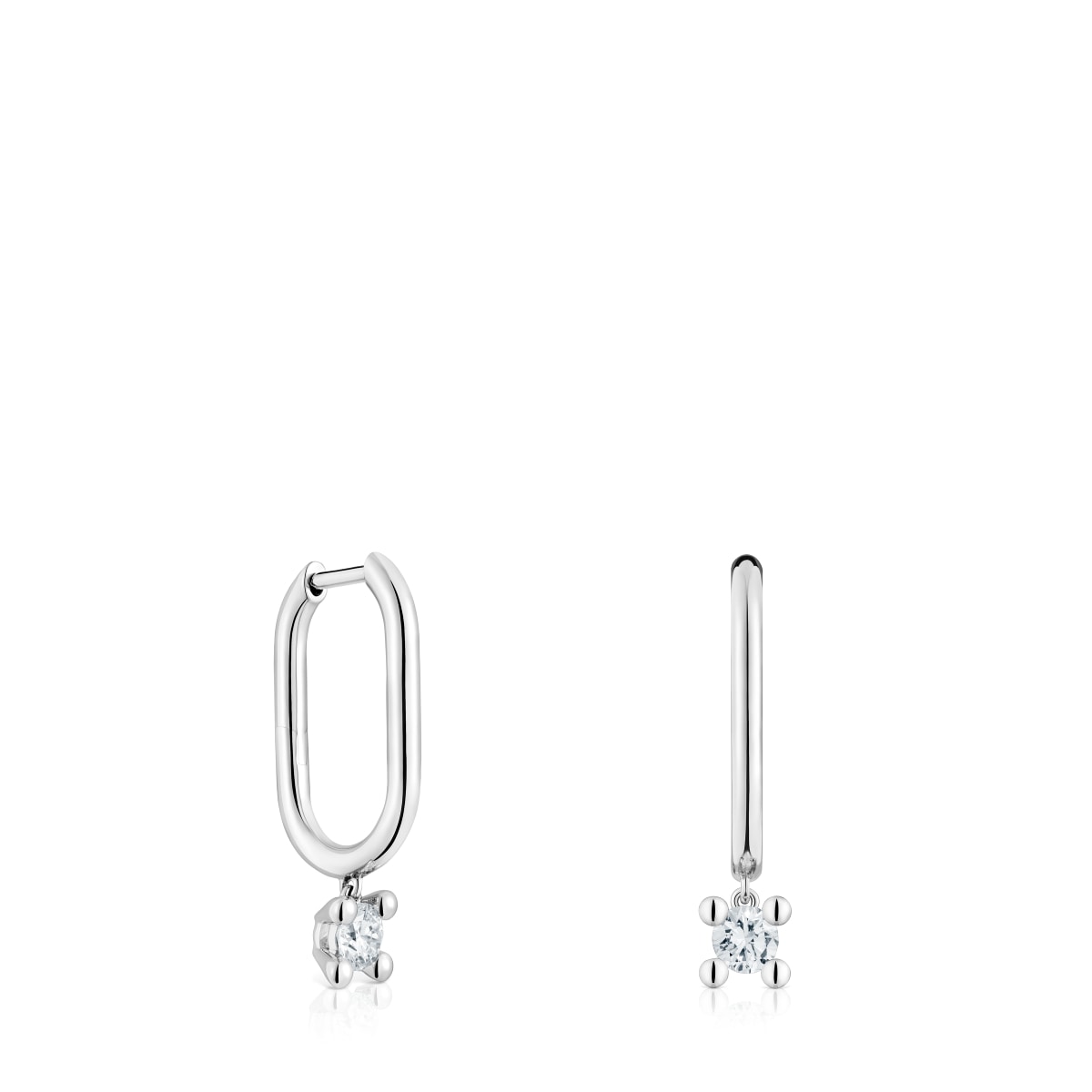 Tous - Pendientes De Aro De Platino Con Diamantes Creados En Laboratorio 0,36 Ct Shine Lgd - Transparente