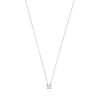 Platinum Choker with 0,25ct brilliant-cut lab-grown diamond TOUS Sweet Diamonds LGD