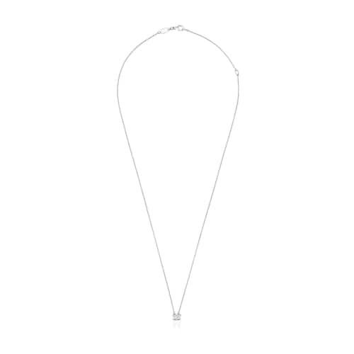Gargantilla de platino con diamante talla brillante creado en laboratorio 0,25 ct Sweet Diamonds LGD