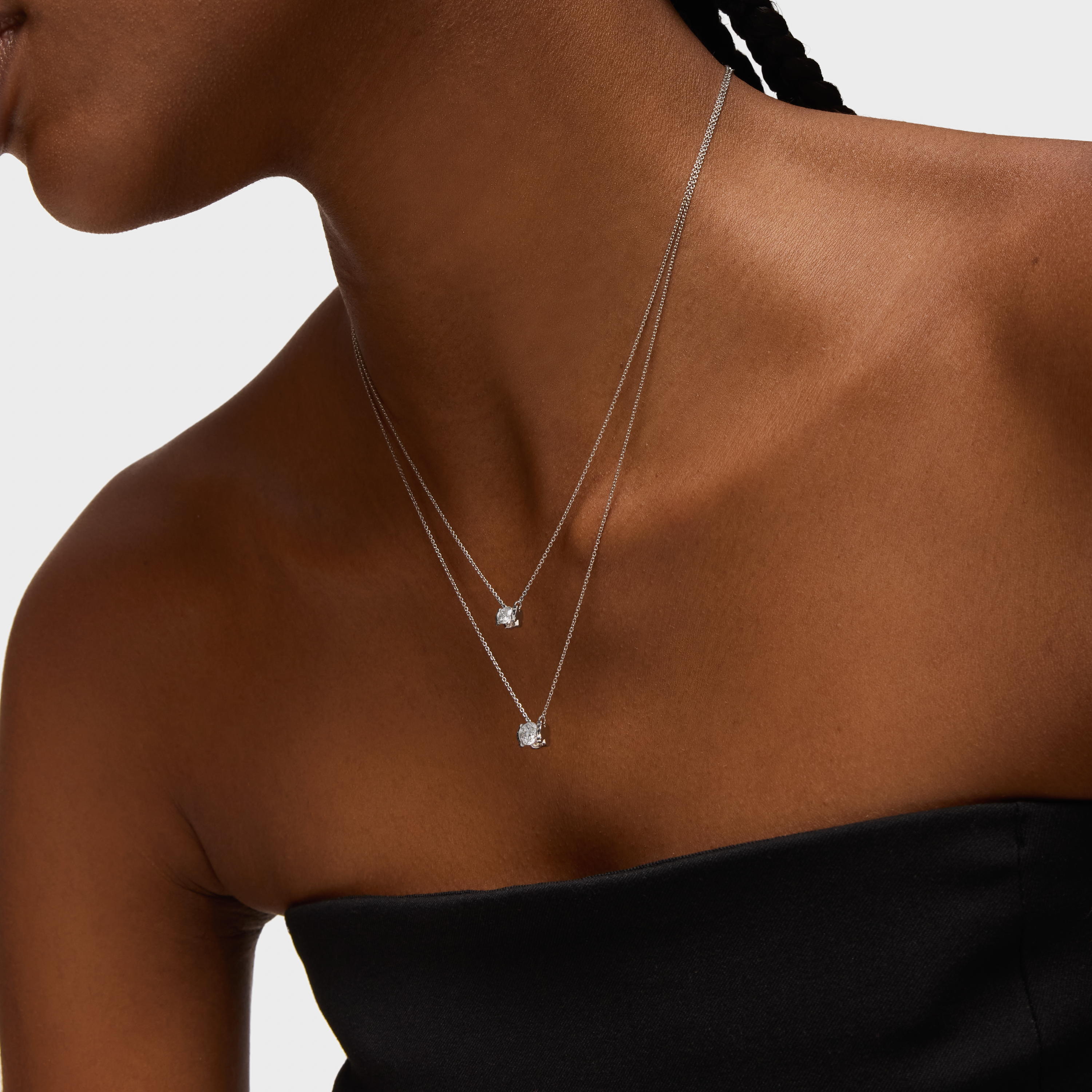Platinum Choker with 0.25ct brilliant-cut lab-grown diamond TOUS Sweet Diamonds LGD