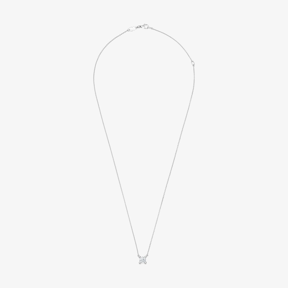 Platinov&yacute; Priliehav&yacute; n&aacute;hrdeln&iacute;k s 0,50&nbsp;kt syntetick&yacute;m diamantom TOUS Shine LGD