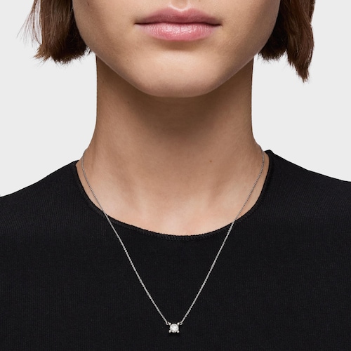 Gargantilla de platino con diamante creado en laboratorio 0,50 ct Shine LGD
