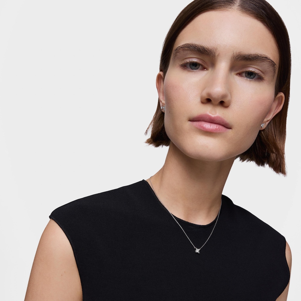 Platinov&yacute; Priliehav&yacute; n&aacute;hrdeln&iacute;k s 0,50&nbsp;kt syntetick&yacute;m diamantom TOUS Shine LGD