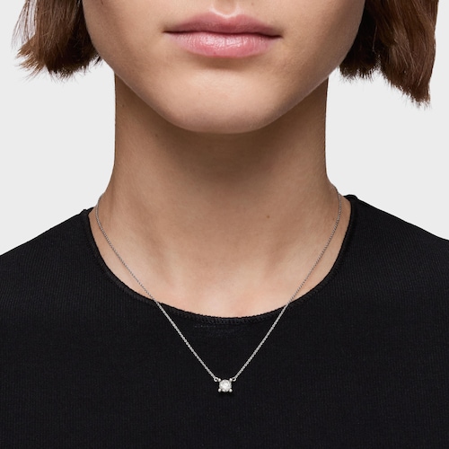 Gargantilla de platino con diamante creado en laboratorio 0,50 ct Shine LGD