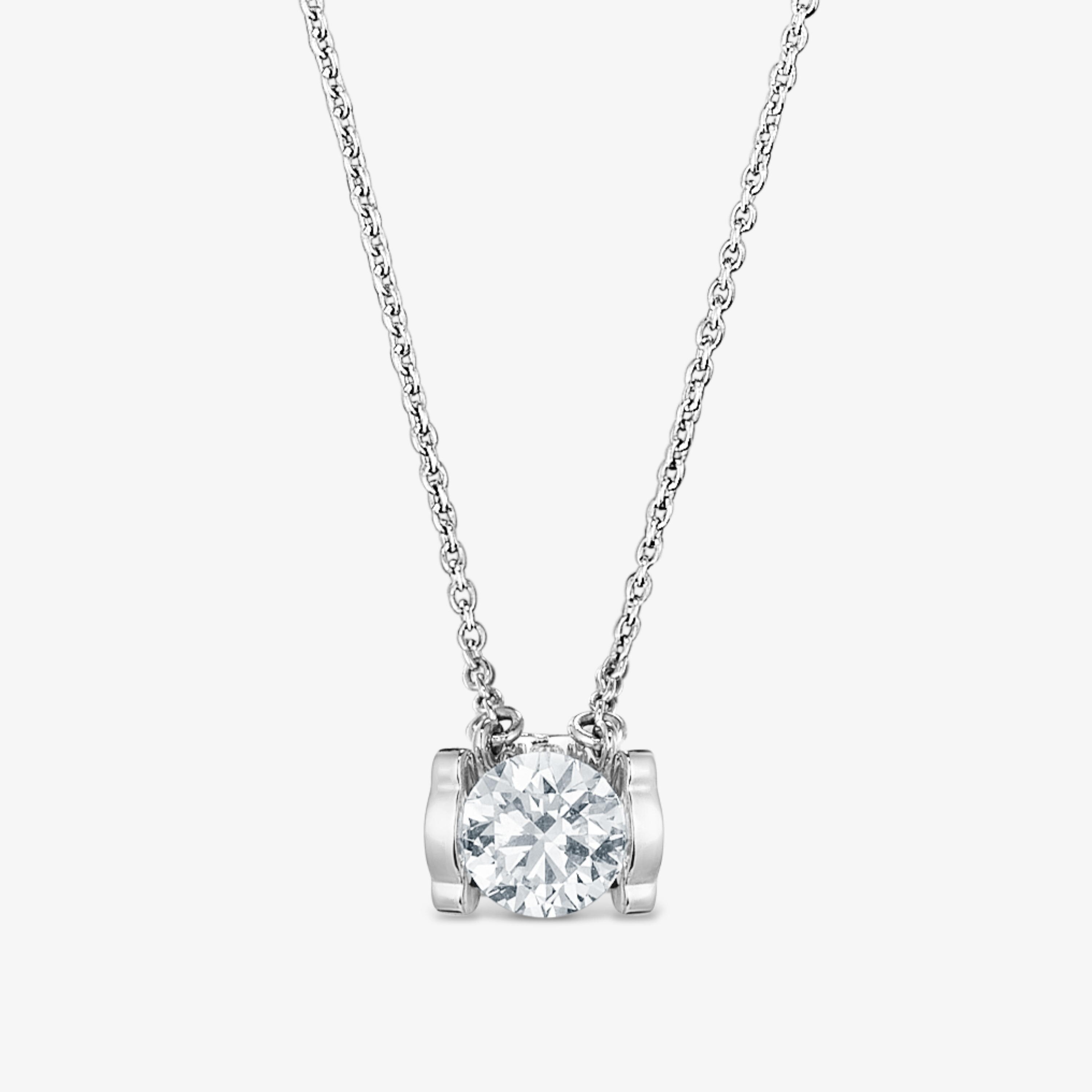Platinum Choker with 0.50ct brilliant-cut lab-grown diamond TOUS Sweet Diamonds LGD