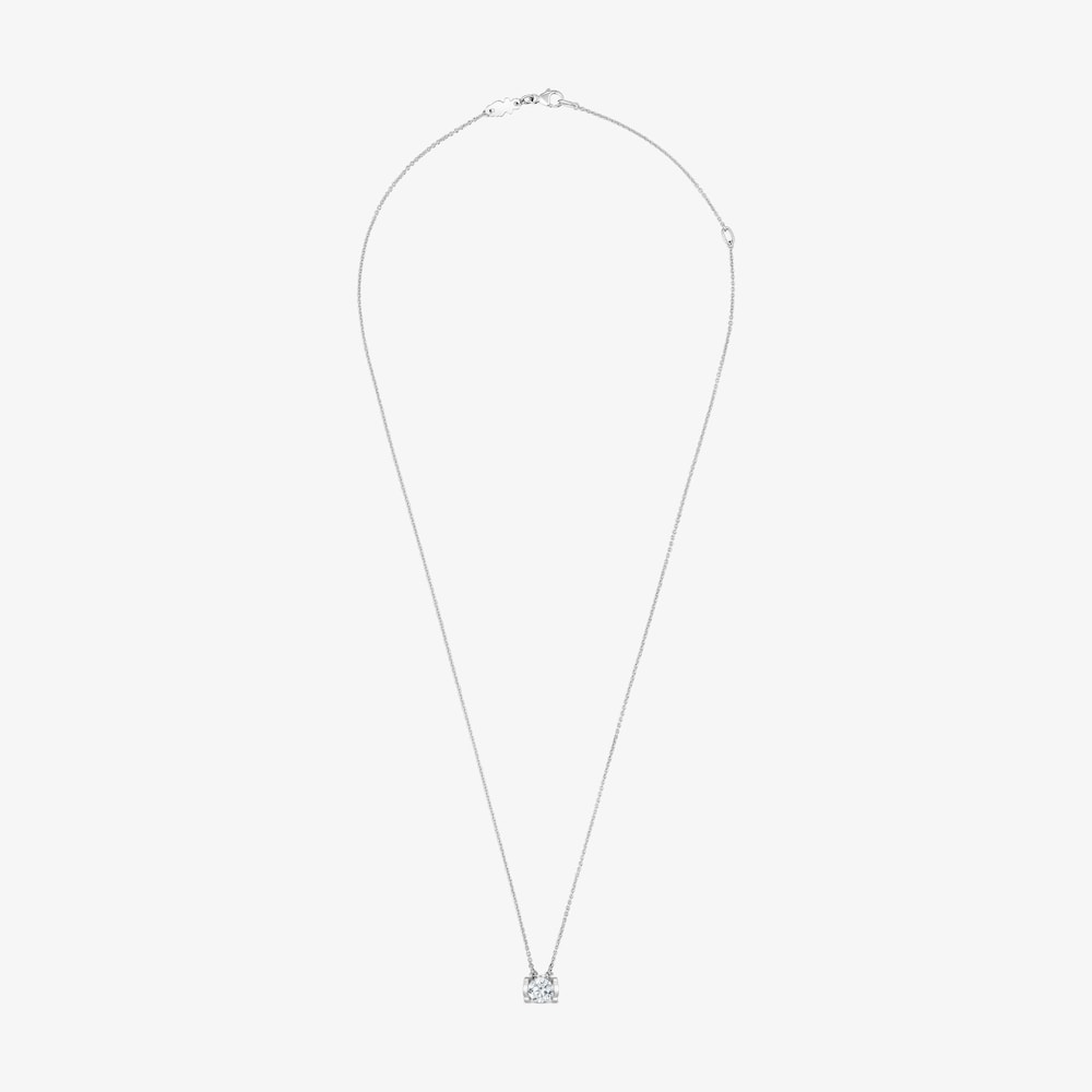 Gargantilla de platino con diamante talla brillante creado en laboratorio 0,50 ct Sweet Diamonds LGD