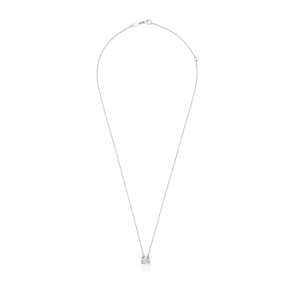 Platinum Choker with 0,50ct brilliant-cut lab-grown diamond TOUS Sweet Diamonds LGD image number 1