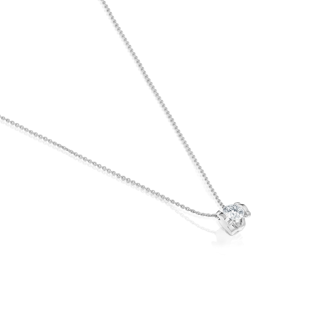 Platinum Choker with 0,50ct brilliant-cut lab-grown diamond TOUS Sweet Diamonds LGD image number 2