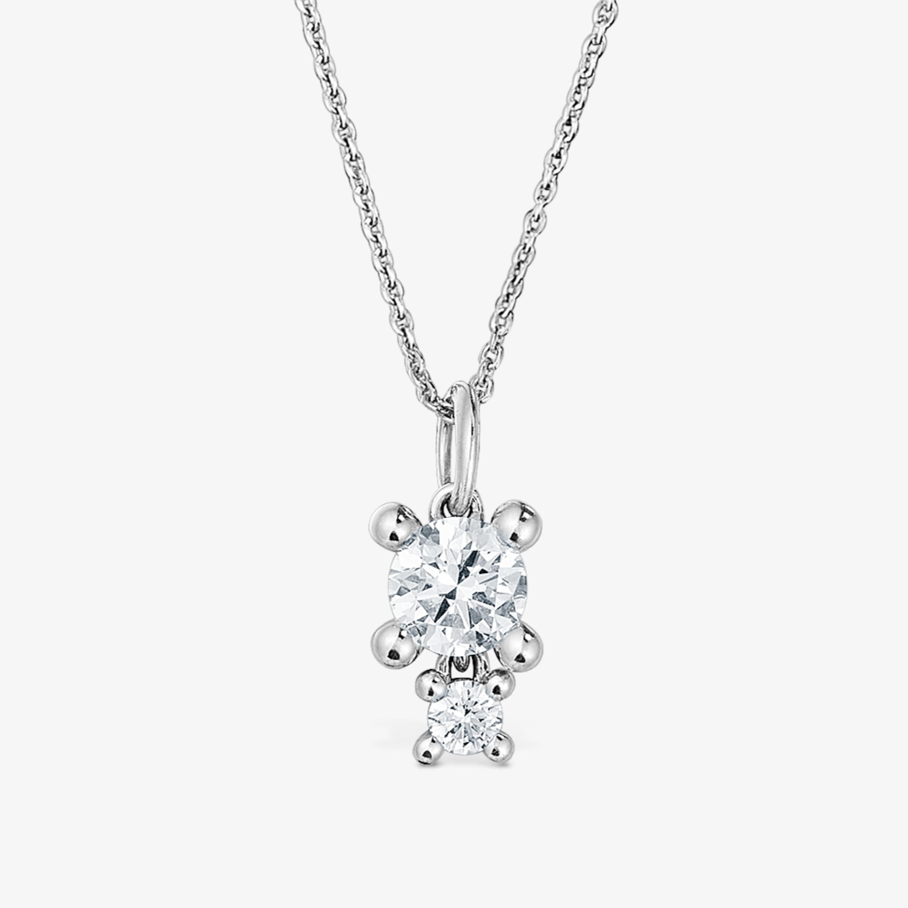 Platinum Choker with pendant motif with 0.58ct lab-grown diamonds TOUS Shine LGD