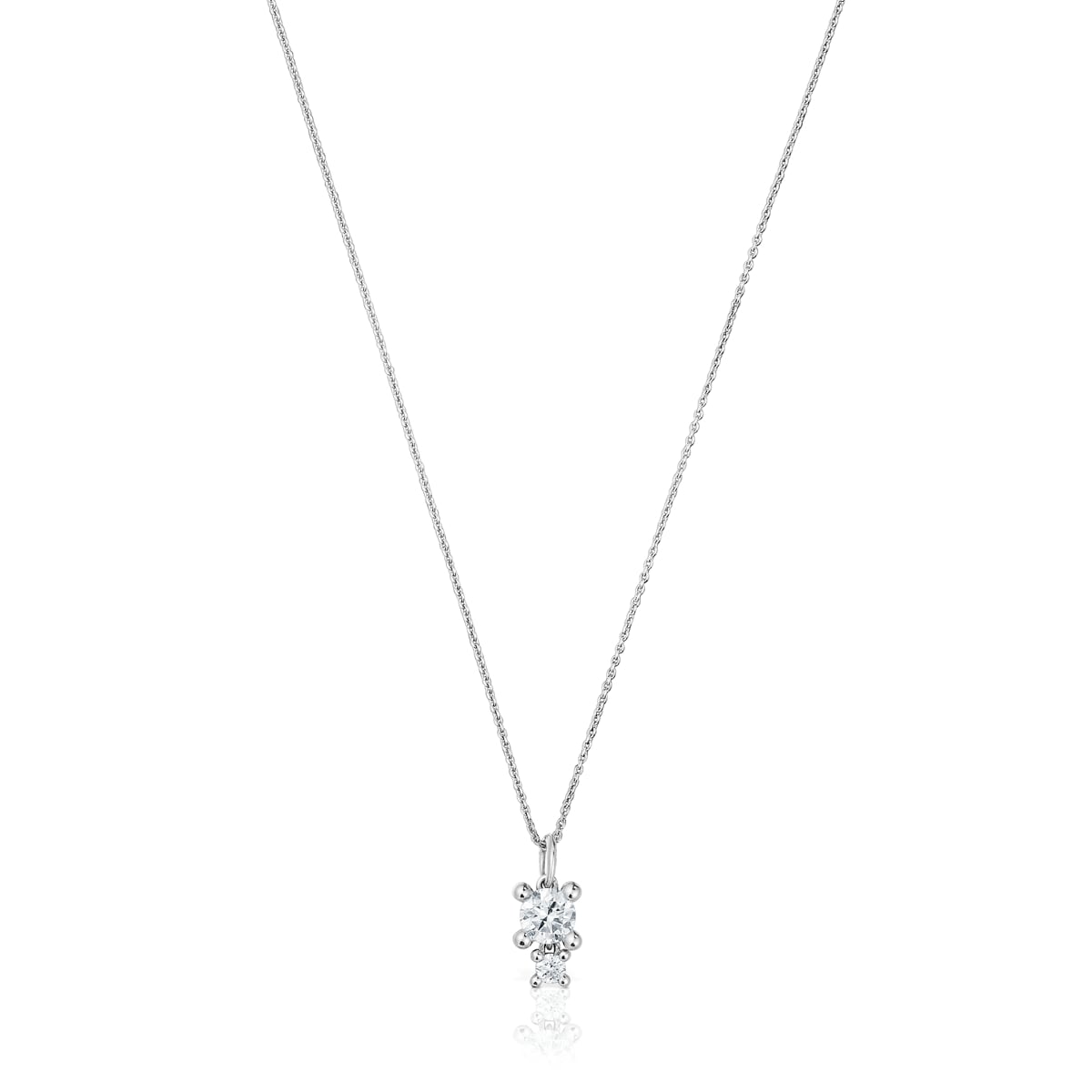Tous - Gargantilla Con Motivo Colgante De Platino Con Diamantes Creados En Laboratorio 0,58 Ct Shine Lgd - Transparente