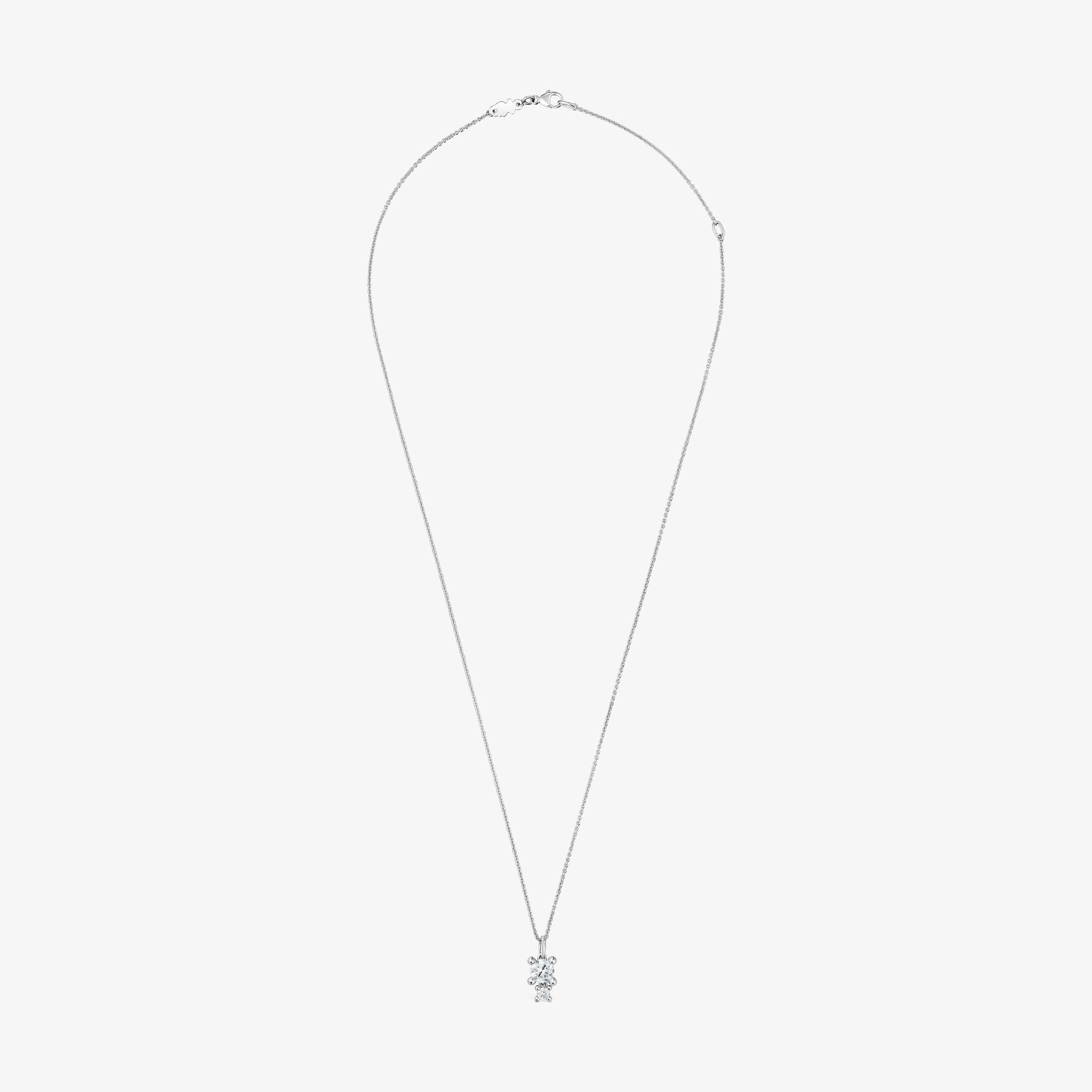 Platinum Choker with pendant motif with 0.58ct lab-grown diamonds TOUS Shine LGD
