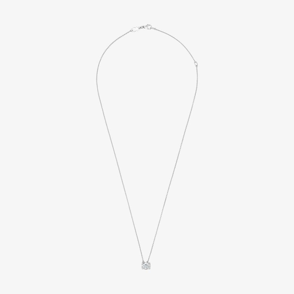Gargantilla de platino con diamante talla brillante creado en laboratorio 0,70 ct Sweet Diamonds LGD