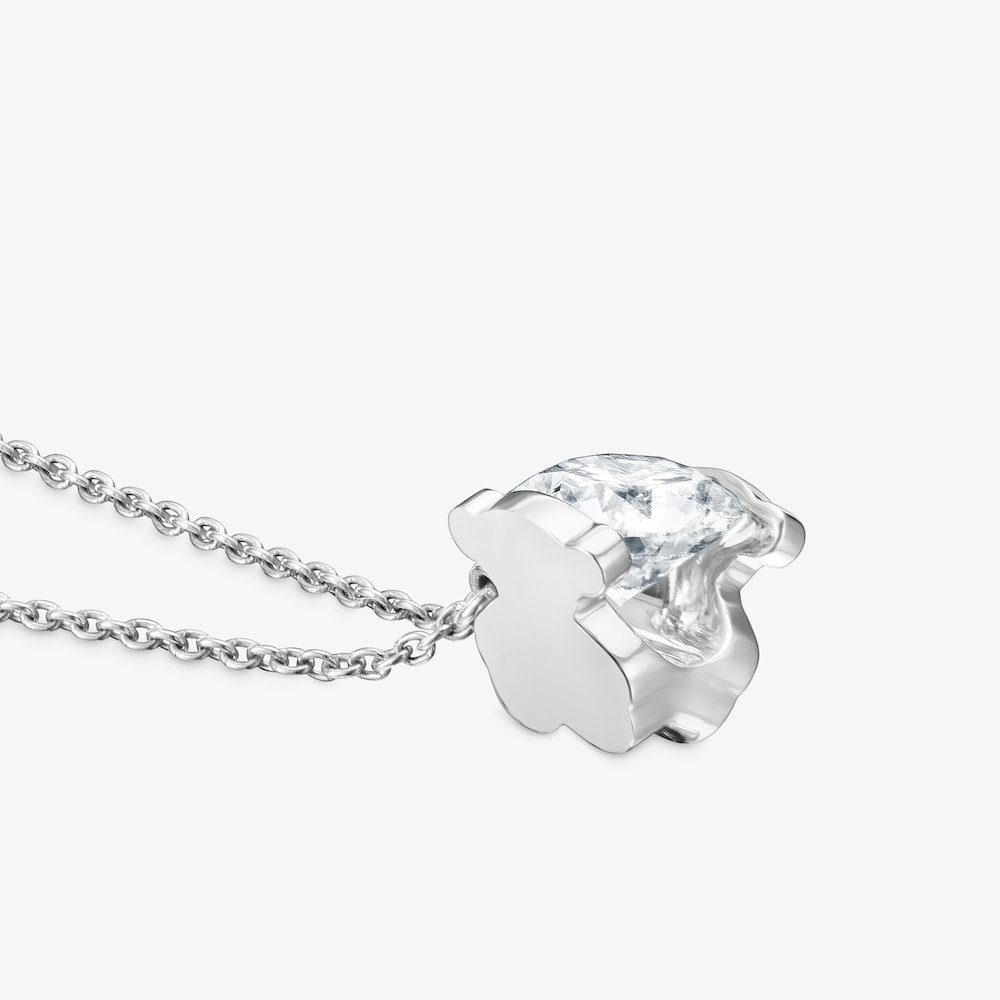 Gargantilla de platino con diamante talla brillante creado en laboratorio 0,70 ct Sweet Diamonds LGD