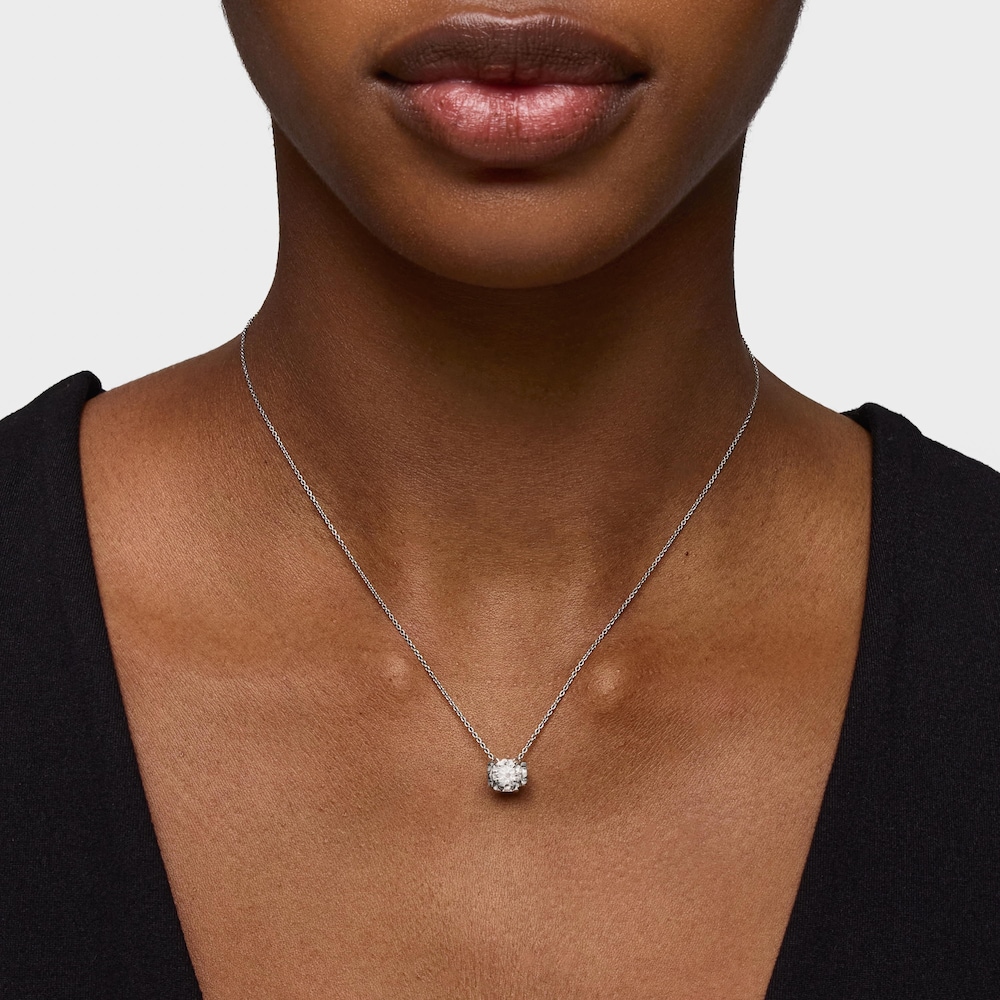 Gargantilla de platino con diamante talla brillante creado en laboratorio 0,70 ct Sweet Diamonds LGD