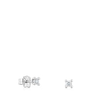 Platinum Earrings with 0,17ct lab-grown diamonds TOUS Shine LGD