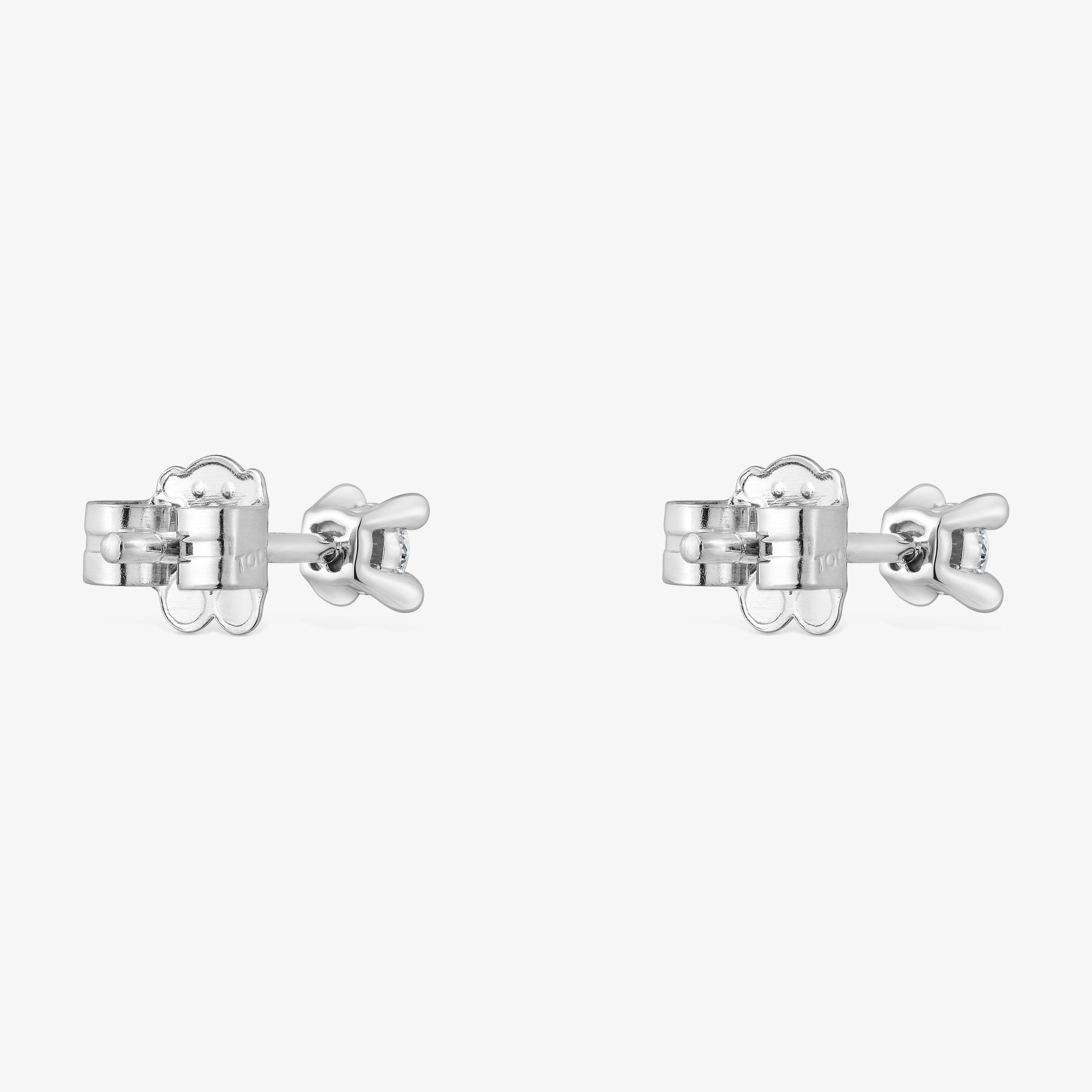 Platinum Earrings with 0.17ct lab-grown diamonds TOUS Shine LGD