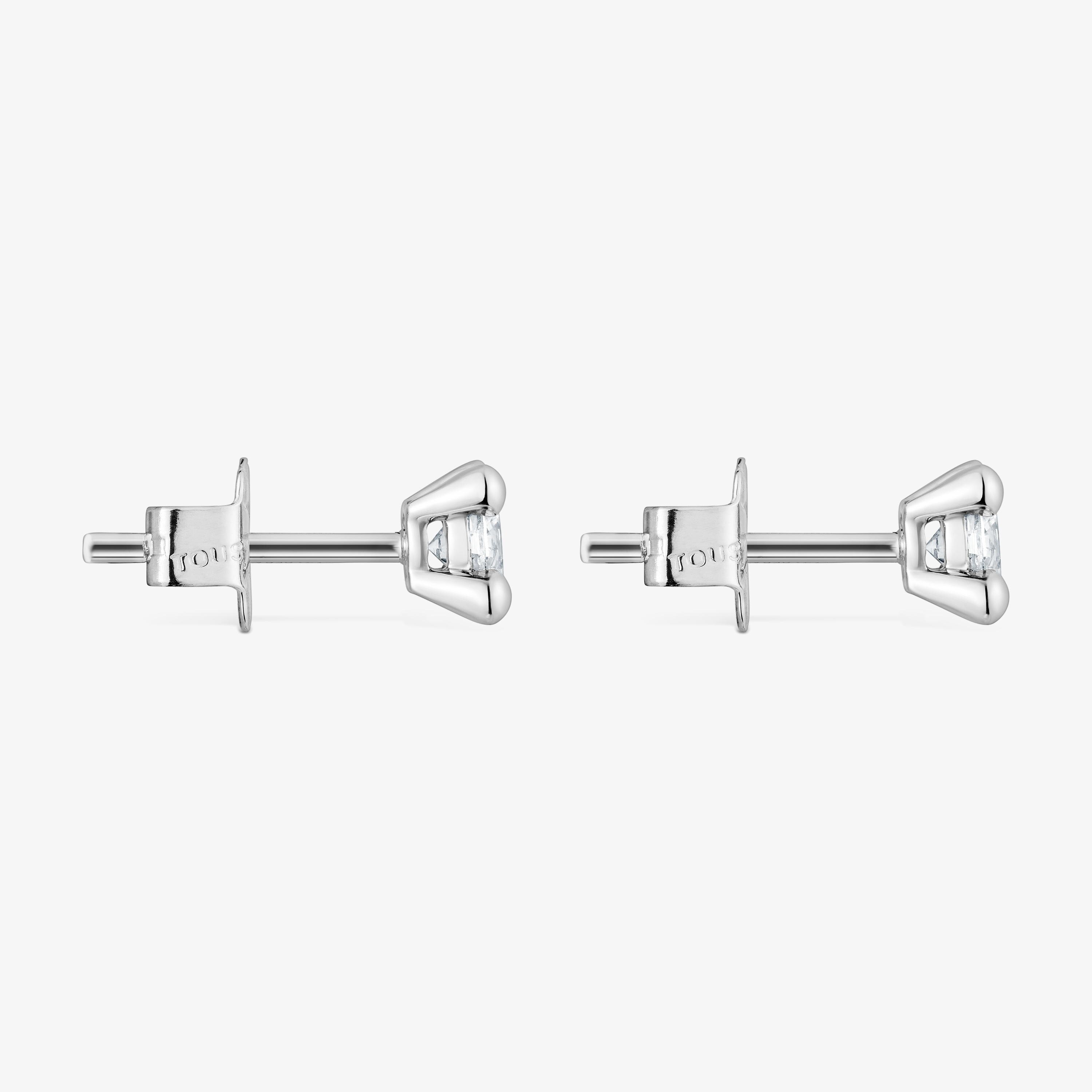 Platinum Earrings with 0.36ct lab-grown diamonds TOUS Shine LGD