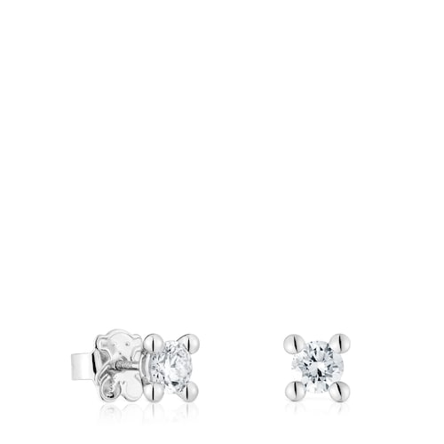Platinum Earrings with 0,74ct lab-grown diamonds TOUS Shine LGD