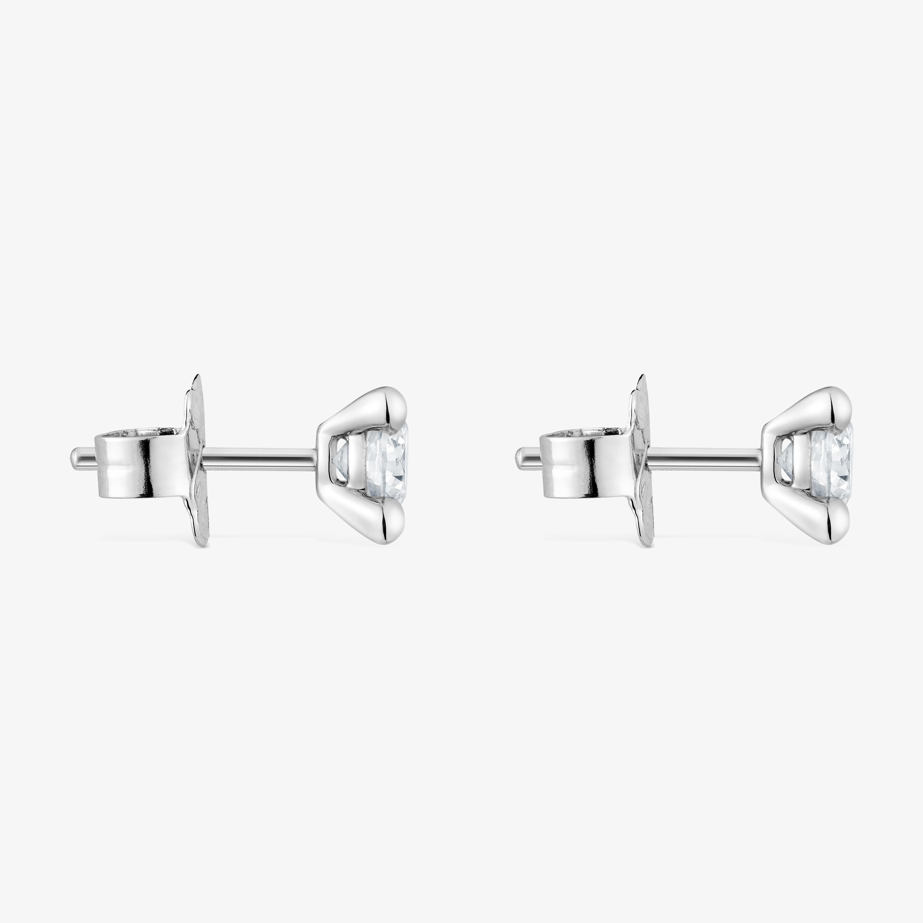 Platinum Earrings with 0.74ct lab-grown diamonds TOUS Shine LGD