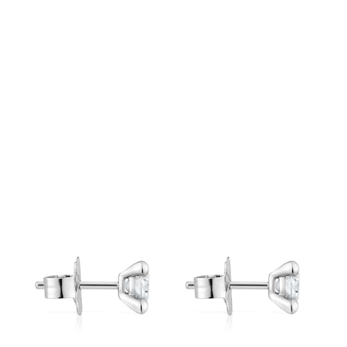 Platinum Earrings with 0,74ct lab-grown diamonds TOUS Shine LGD
