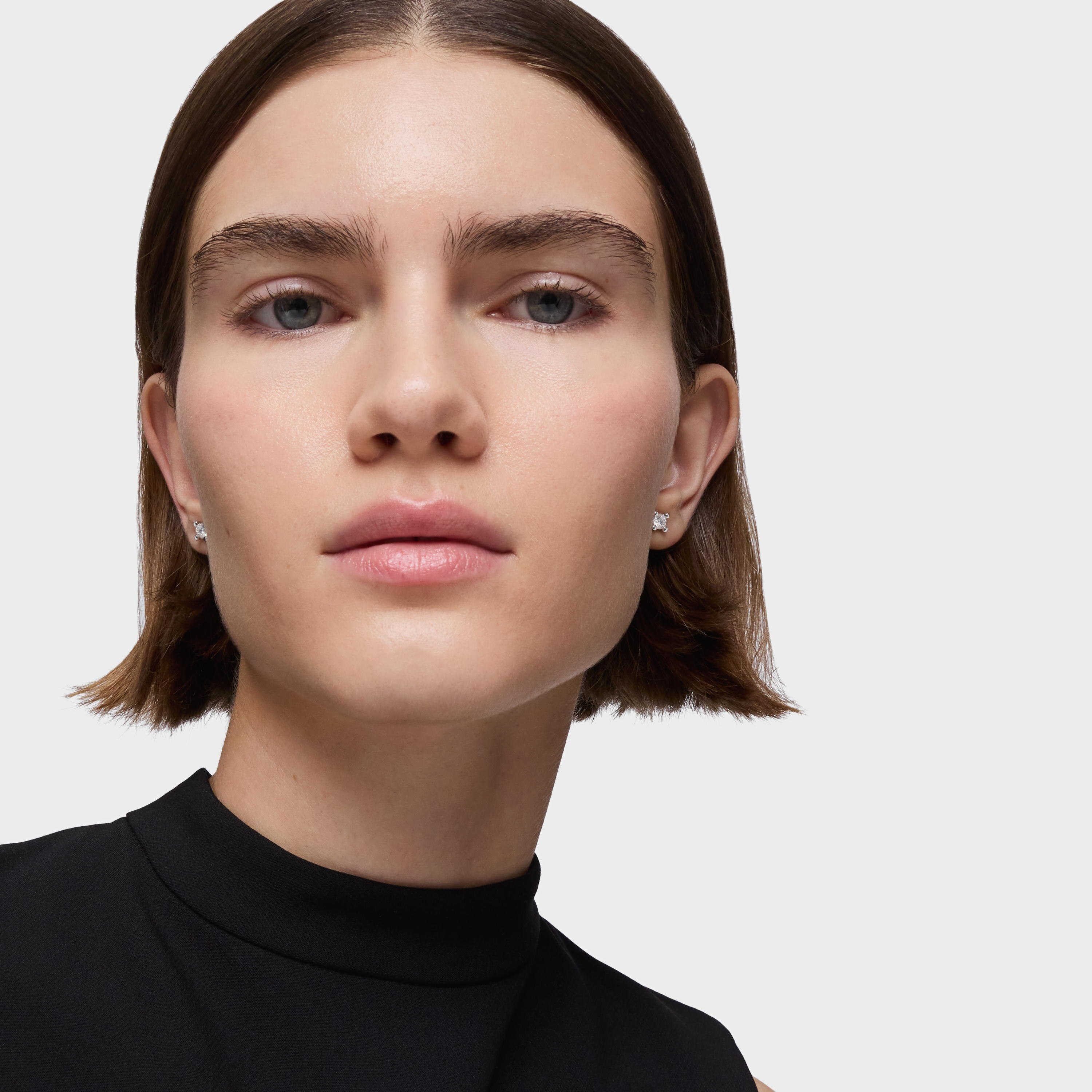 Platinum Earrings with 0.74ct lab-grown diamonds TOUS Shine LGD