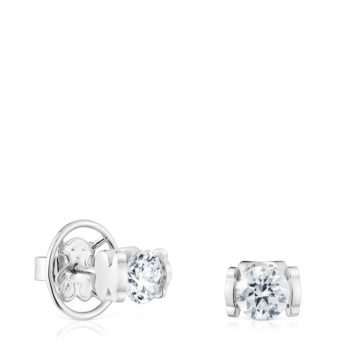 Tous - Pendientes Cortos De Platino Con Diamantes Creados En Laboratorio 1,40 Ct Sweet Diamonds Lgd - Transparente