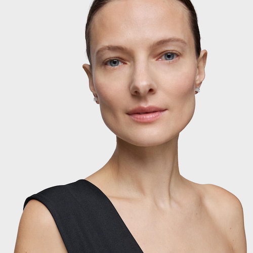 Krátke platinové Náušnice s 1,40 kt syntetickými diamantmi TOUS Sweet Diamonds LGD