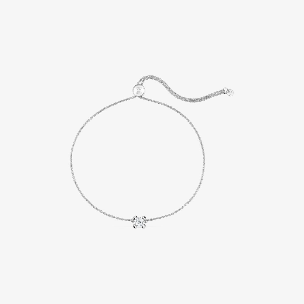 Platinov&yacute; retiazkov&yacute; N&aacute;ramok so syntetick&yacute;m diamantom TOUS Shine LGD