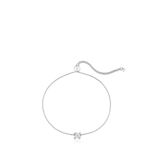 Platinum chain Bracelet with lab-grown diamond TOUS Shine LGD