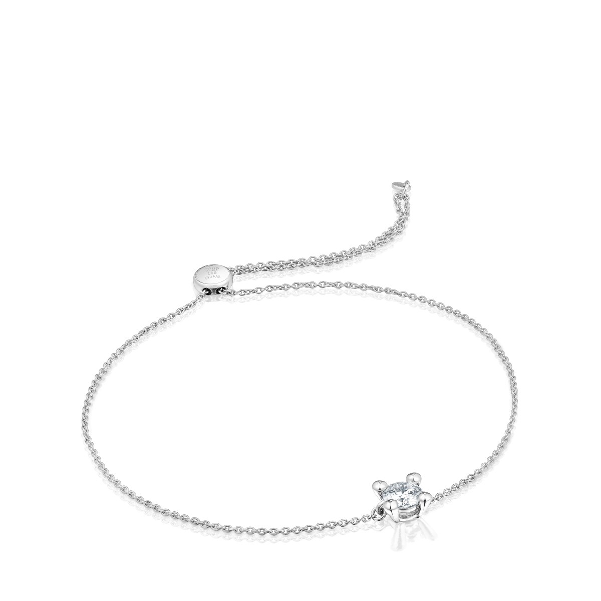 Tous - Pulsera Cadena De Platino Con Diamante Creado En Laboratorio 0,50 Ct Shine Lgd - Transparente
