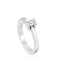 Platinum solitaire Ring with 0,25ct lab-grown diamond TOUS Sweet Diamonds LGD
