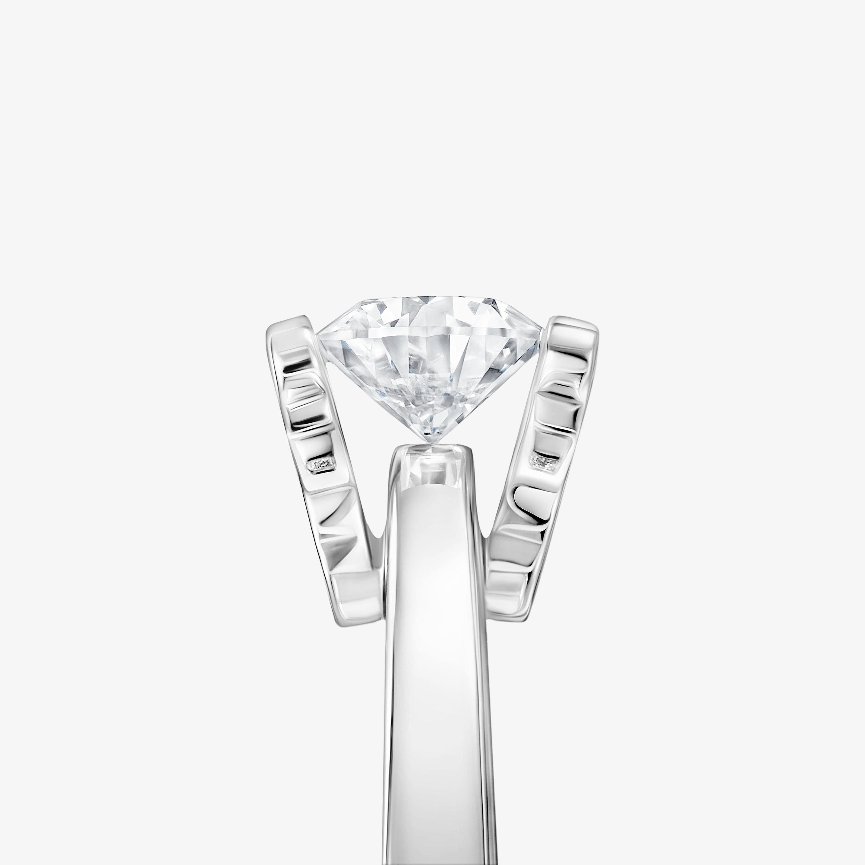 Platinum solitaire Ring with 0.25ct lab-grown diamond TOUS Sweet Diamonds LGD