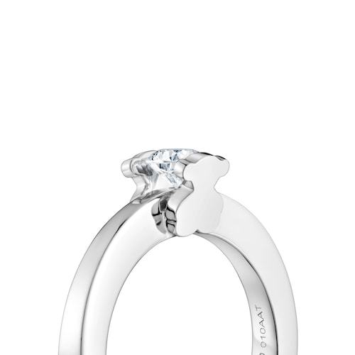 Anillo solitario de platino con diamante creado en laboratorio 0,25 ct Sweet Diamonds LGD