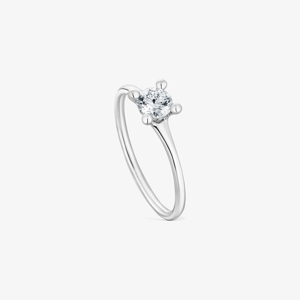 Tous - Anillo Solitario De Platino Con Diamante Creado En Laboratorio 0,37 Ct Shine Lgd Talla 16