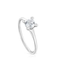 Platinum solitaire Ring with 0,50ct lab-grown diamond TOUS Shine LGD