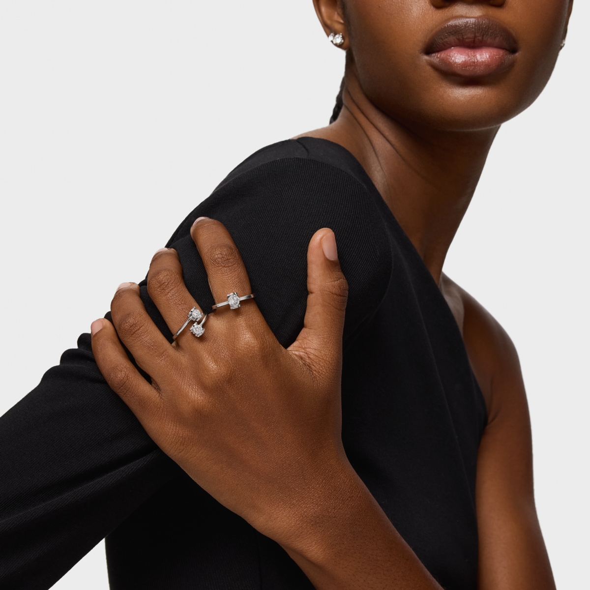 Platinum solitaire Ring with 0,50ct lab-grown diamond TOUS Sweet Diamonds LGD