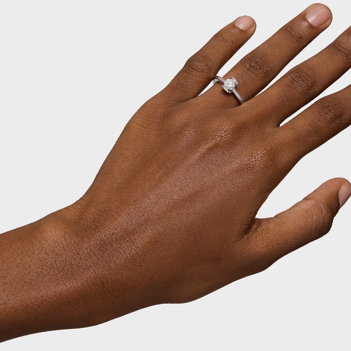 Platinum solitaire Ring with 0,50ct lab-grown diamond TOUS Sweet Diamonds LGD